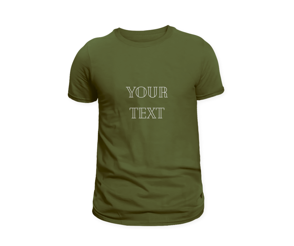 Custom Round Neck Printed T-Shirt