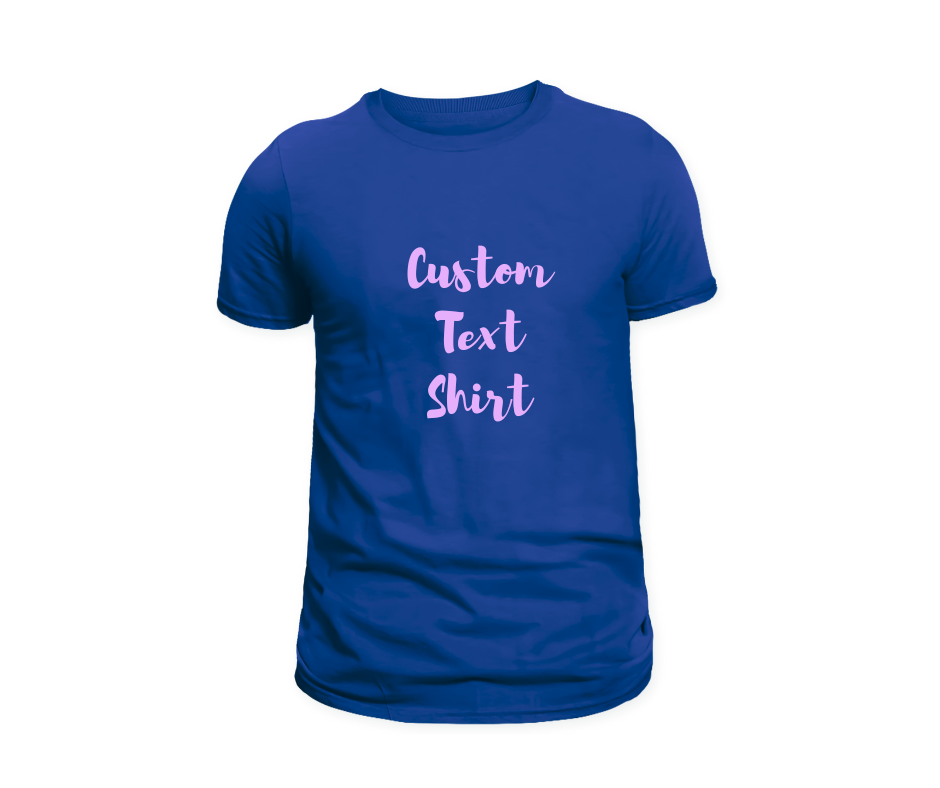 Custom Round Neck Printed T-Shirt