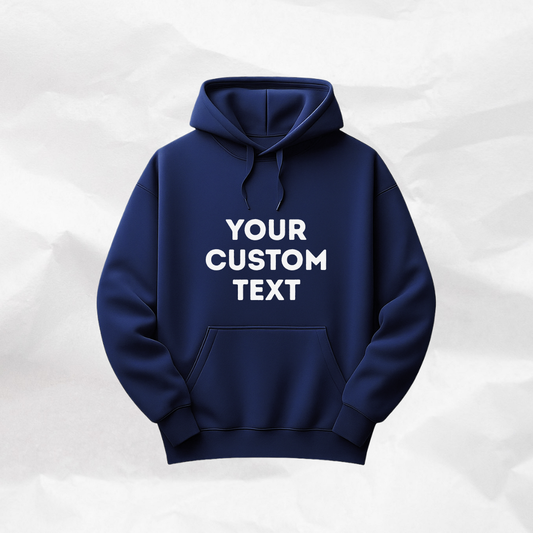 Custom Text Hoodie Personalized With Your Words Quote or Name