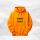 Custom Text Hoodie Personalized With Your Words Quote or Name