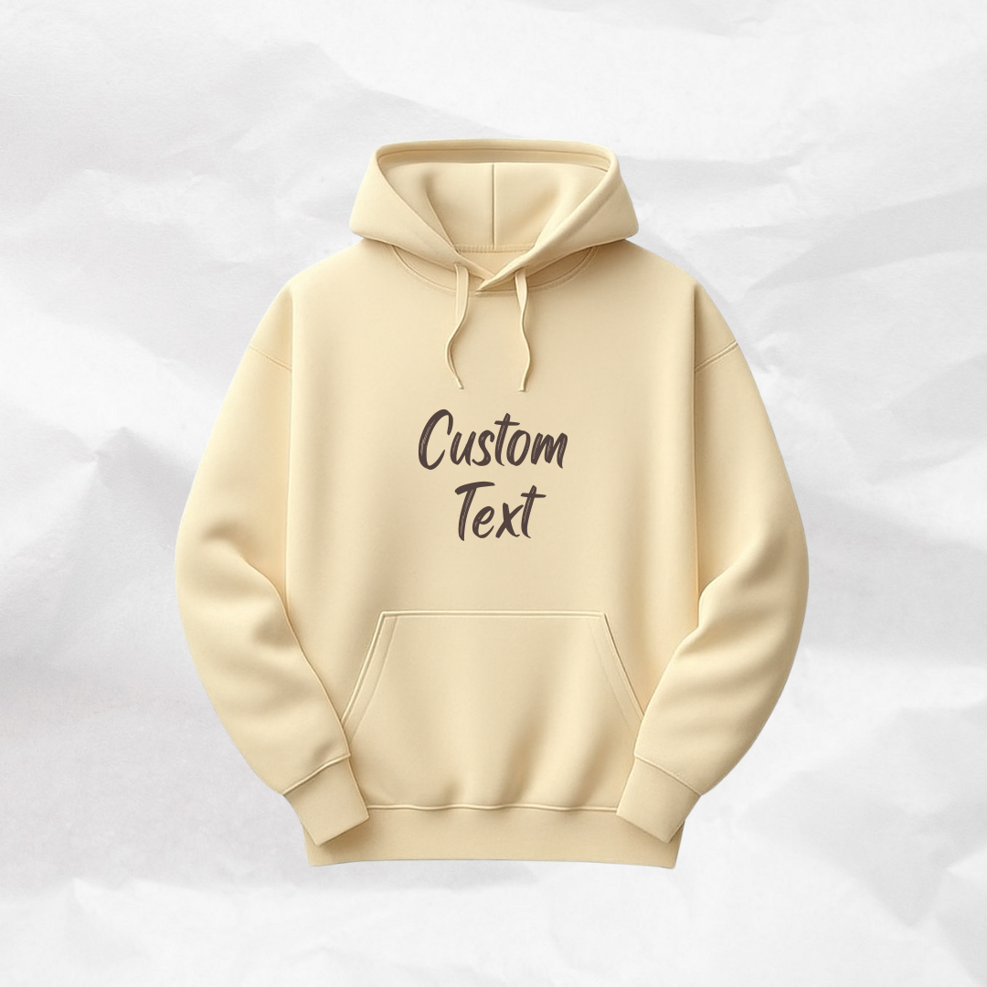Custom Text Hoodie Personalized With Your Words Quote or Name – Custom ...