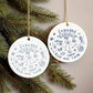 Personalized Wedding Calendar Ornament | Custom Date, Names & Message