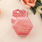 Custom Velvet Wedding Ring Box