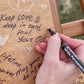 Custom Letter Form Personalized Guestbook Alternative