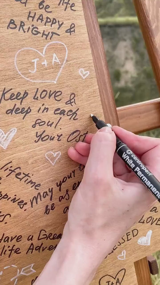 Custom Letter Form Personalized Guestbook Alternative