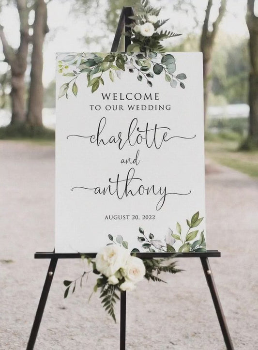 Custom Acryic Wedding Sign