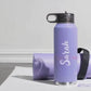 Custom Engraved Insulated Water Bottle With Straw