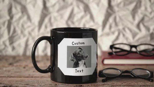 Custom Ceramic Mug With Your Text, Photo or Design