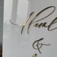 Custom Acrylic Wedding Sign