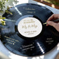Personalized Vinyl Record Wedding Guest Book
