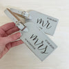 Personalized Wedding Luggage Tags