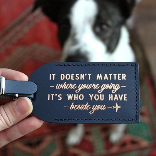 Personalized Wedding Luggage Tags