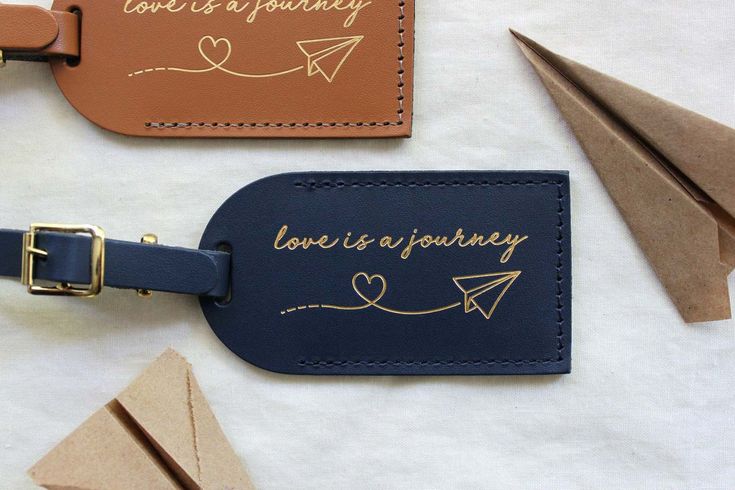 Personalized Wedding Luggage Tags