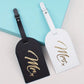 Personalized Wedding Luggage Tags