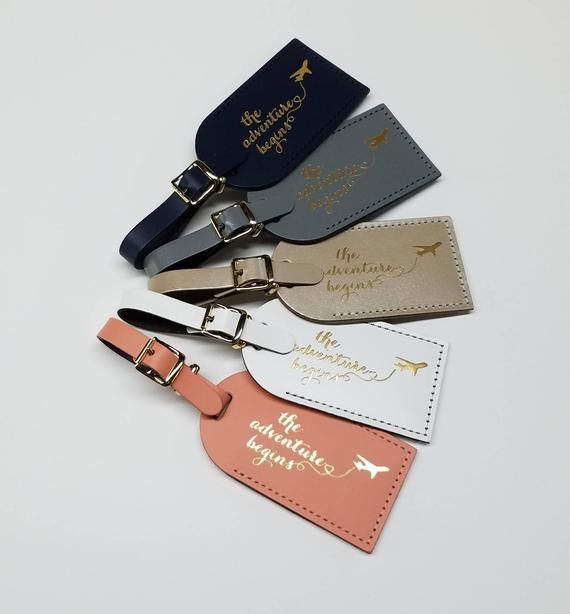 Personalized Wedding Luggage Tags