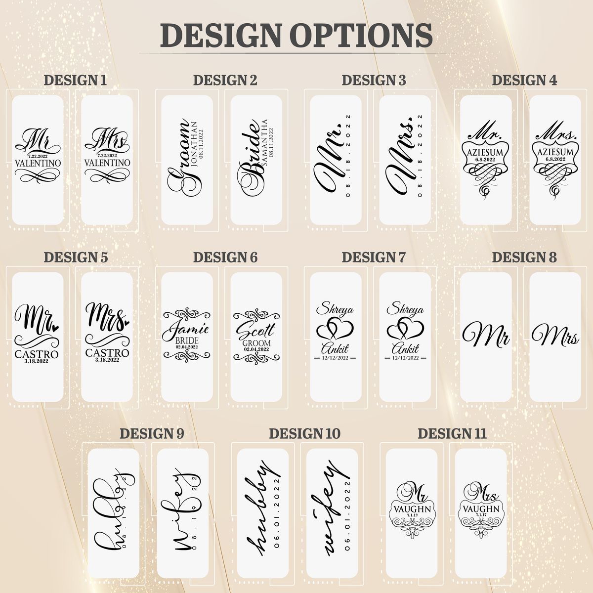 Engraved Bridesmaid Champagne Flutes
