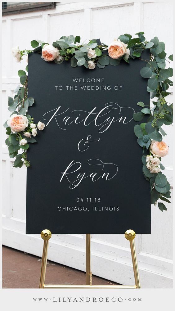 Custom Acryic Wedding Sign