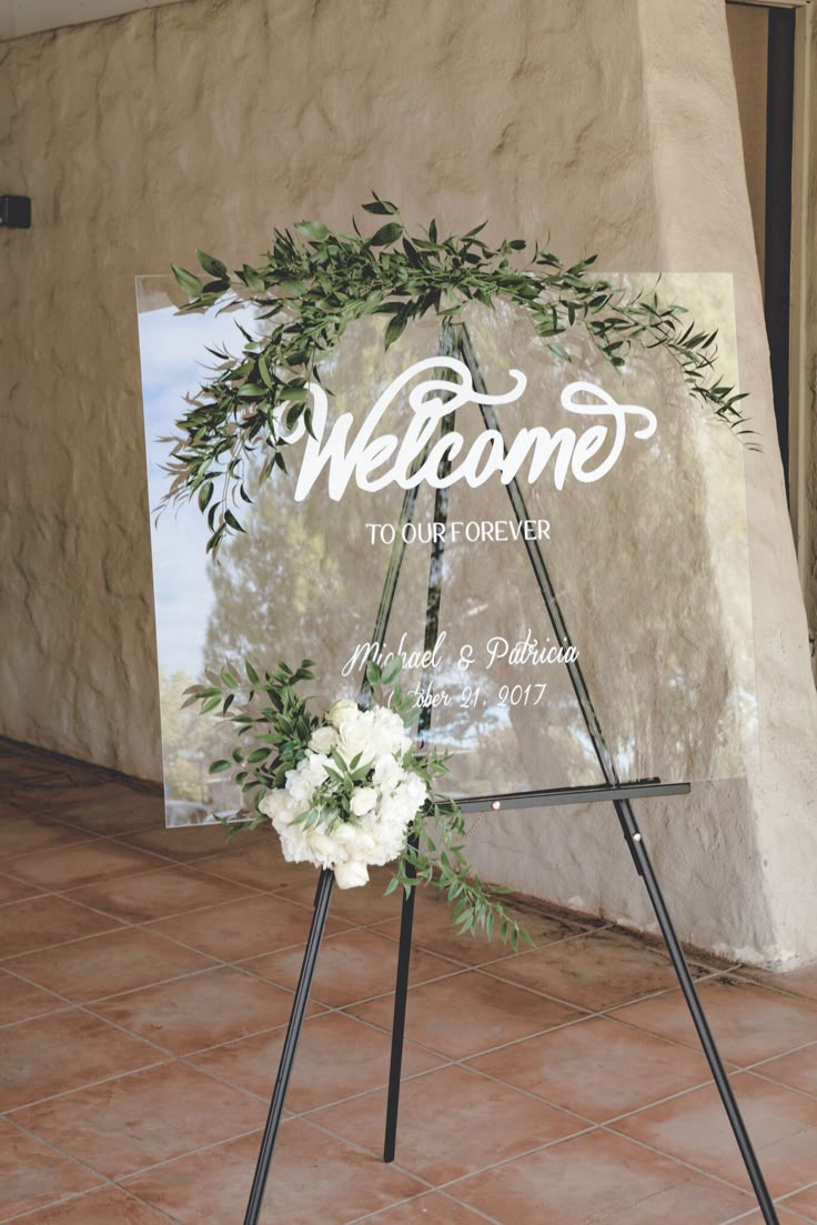 Custom Acryic Wedding Sign