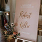 Elegant Acrylic Wedding Welcome Sign