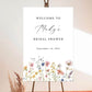 Elegant Acrylic Wedding Welcome Sign