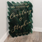 Elegant Acrylic Wedding Welcome Sign