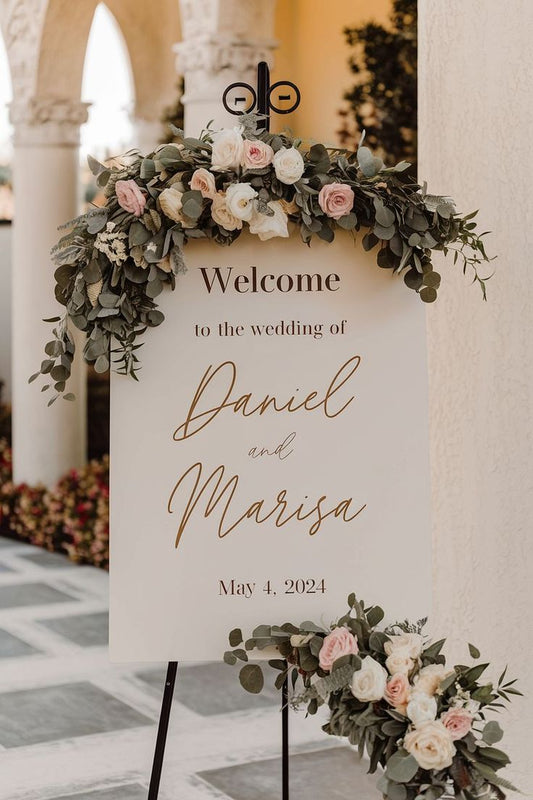 Custom Acryic Wedding Sign
