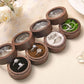 Personalized Wooden Ring Box with Clear Acrylic Top