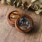 Personalized Wooden Ring Box with Clear Acrylic Top
